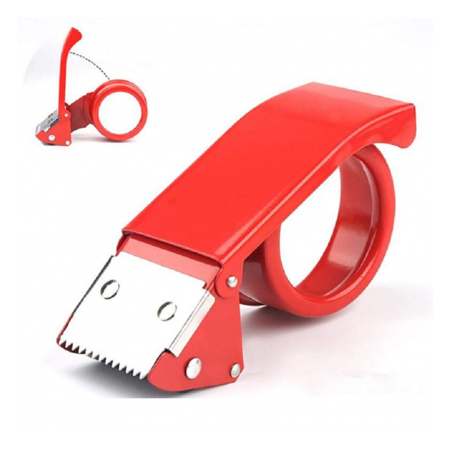 Set 10 Dispensere Metalice Colorate pentru Rola Scotch Tape Cutter 5048L