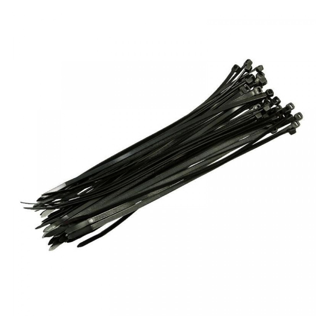 Set 100 Coliere Plastic brida neagra 3.6x350mm Zilan ZTS8780