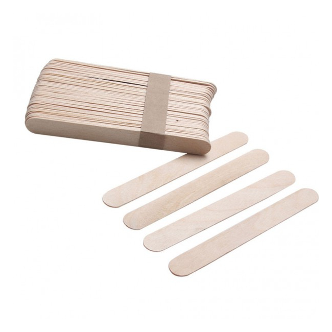 Set 100 Spatule Lemn 11cm pentru Epilat si Examinari Medicale