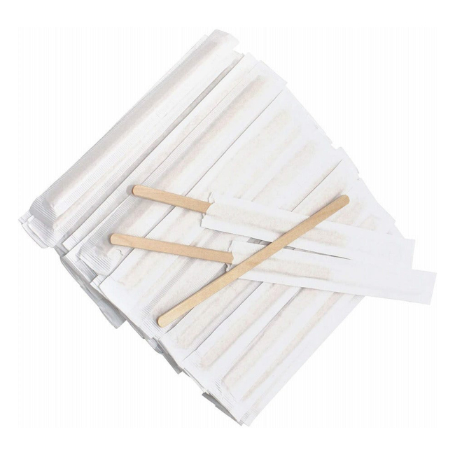 Set 1000 Palete LEMN Amestecat Cafeaua Ambalate Individual 14cm Practik CNN51505