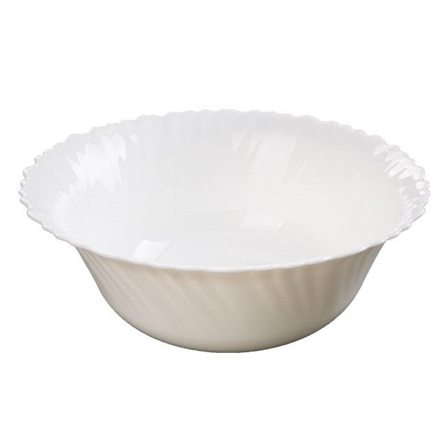 Set 12 Boluri Salata Castroane Mici Opal Alb 15cm Grunberg LHW150