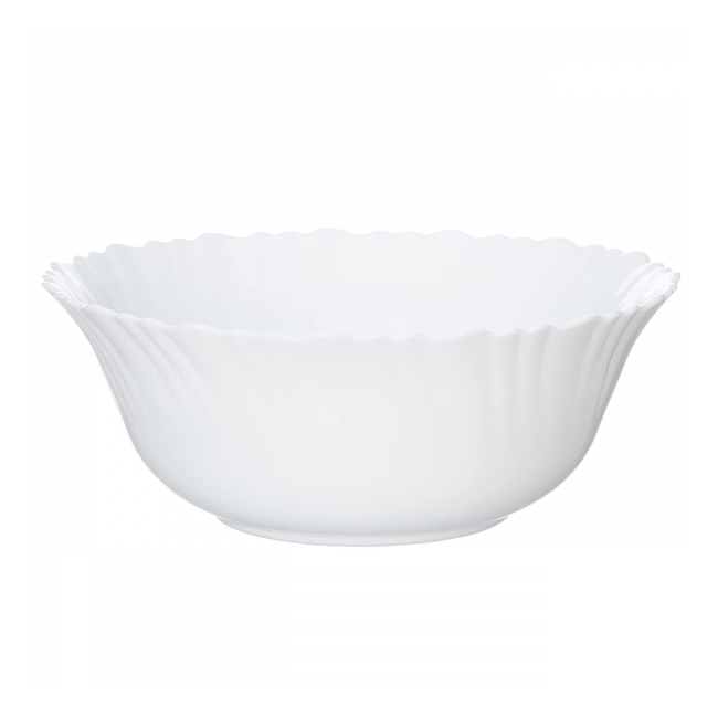 Set 12 Boluri Salata Castroane Opal Alb 25cm Grunberg LHW250