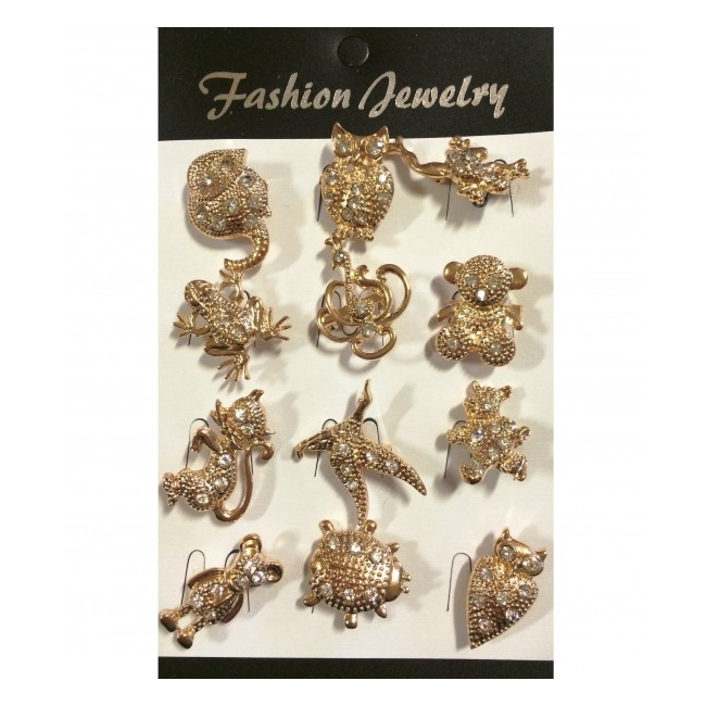 Set 12 Brose Aurii, Martisoare pentru 1 Martie