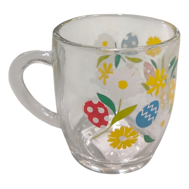 Set 12 Cani Sticla Decor Floral Paste 300ml 8x10cm BM9004DP DNC41549 CNN49896