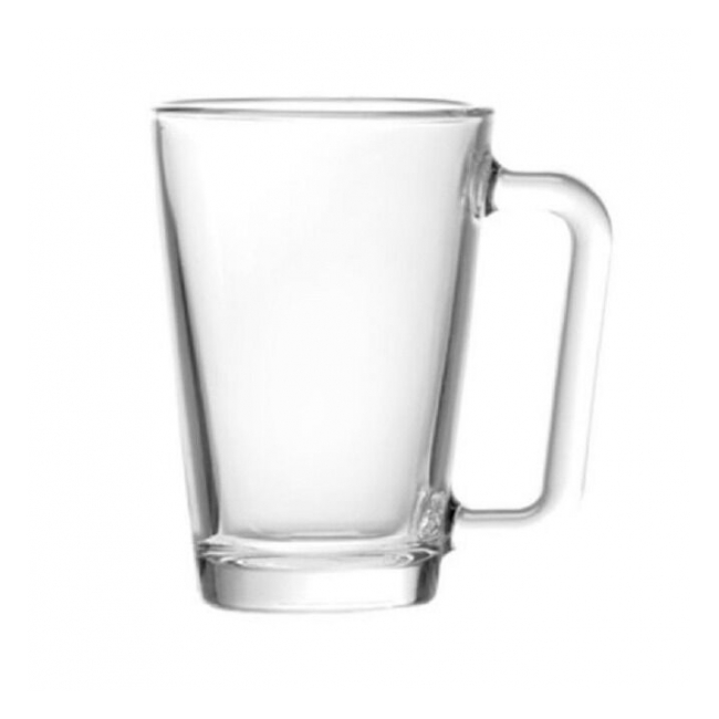 Set 12 cani sticla transparenta 270ml Los Angeles Uniglass 50820 CNN19002