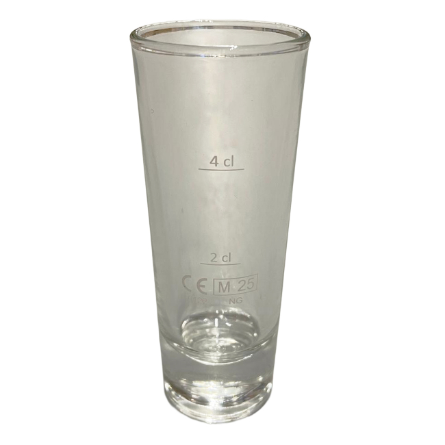 Set 24 Pahare Gradate Sticla Clara pentru Baruri Niki 56116D10-MC24XB CNN52686