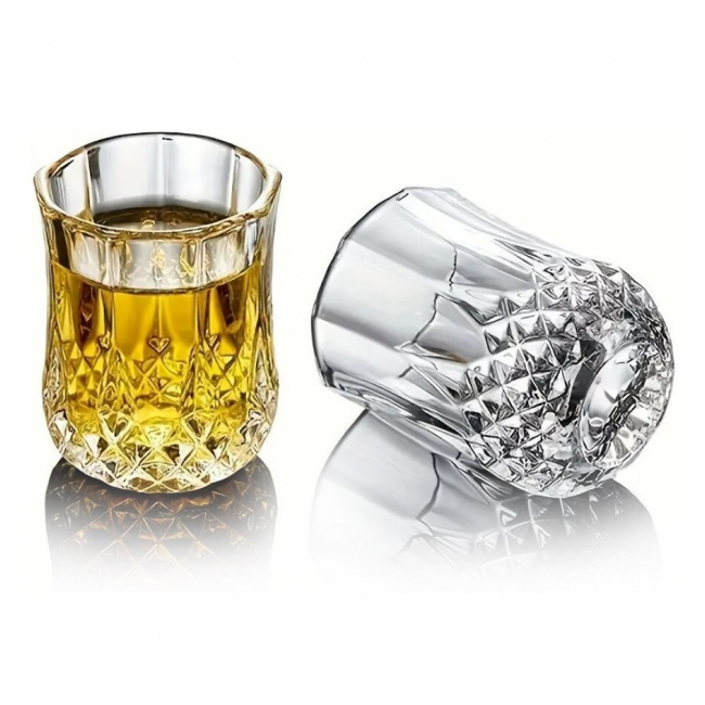 Set 144 Pahare din Sticla Clara Shot Espresso, Vodka 50ml SYC33 CNN46075