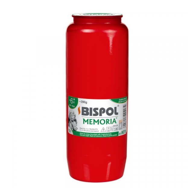Set 16 Rezerve Candela Rosie Bispol Parafina cu Ulei WO 11 115h DNC36655