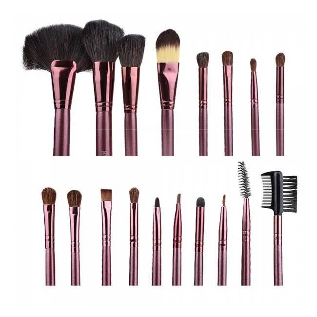 Set 18 Pensule Profesionale pentru Machiaj Megaga MGG18