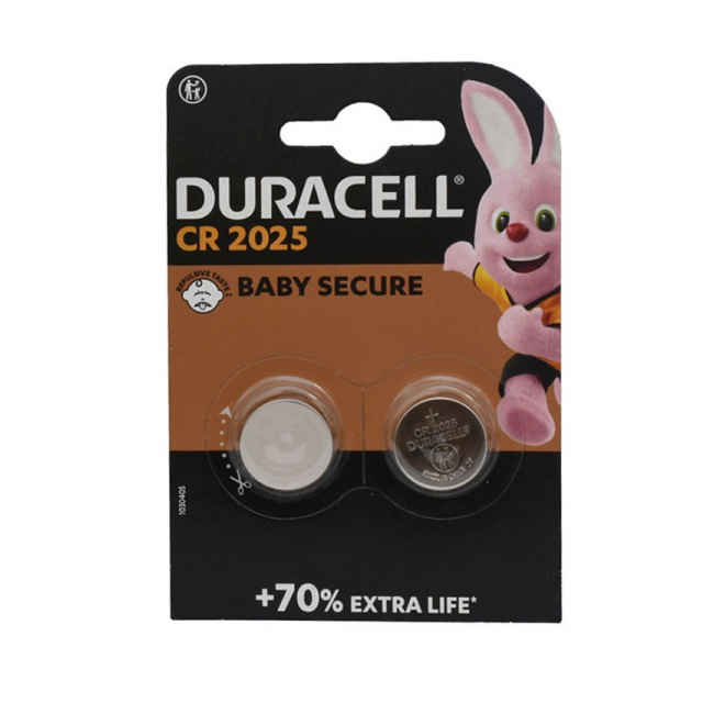 Set 2 Baterii Duracell LI-ION 3V CR2025 9F031 XXM
