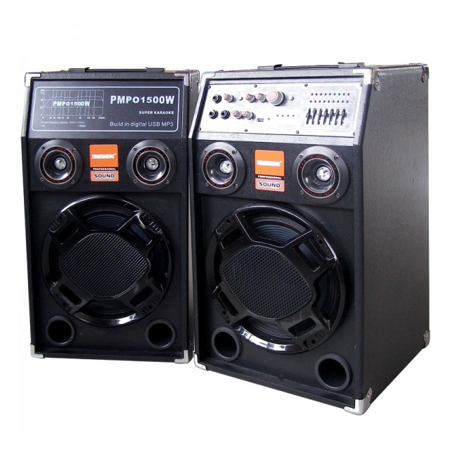 Set 2 Boxe Active cu USB, pentru MP3, Karaoke, Chitara DP284A 240W