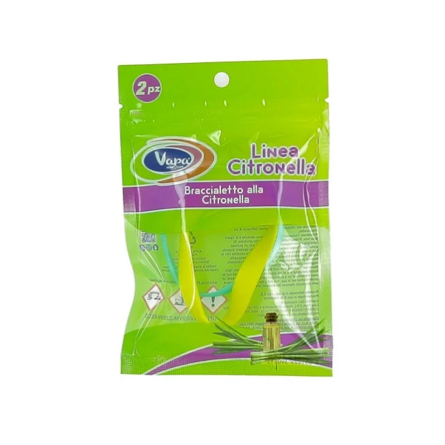 Set 2 bratari anti tantari Citronella cu silicon parfumat Vapa DNC63415