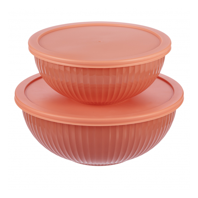 Set 2 caserole din sticla termorezistenta cu capace 2L 3L LexiHome LB7045 JGR