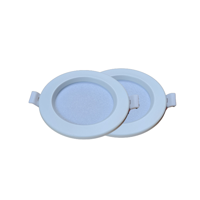 Set 2 Spoturi LED Incastrabile Reglabile 6W 10cm 220V Alb Rece DL77003