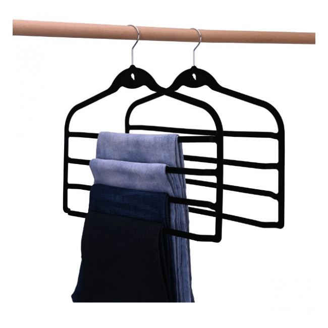 Set 2 Umerase Organizatoare Antialunecare Haine, Pantaloni Grunberg HP002