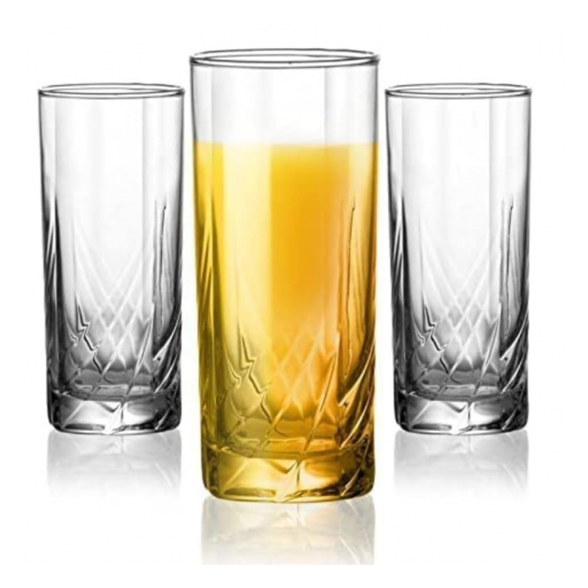 Set 24 Pahare Apa din Sticla 265ml Anthea 91230 CNN1324