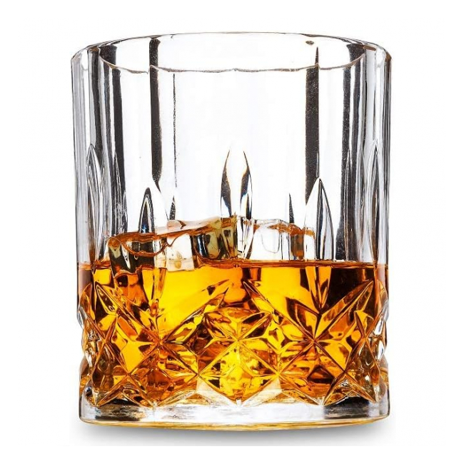 Set 24 Pahare Sticla Apa Suc Whiskey 320ml Brio Spirit Everest 106205 CNN46202