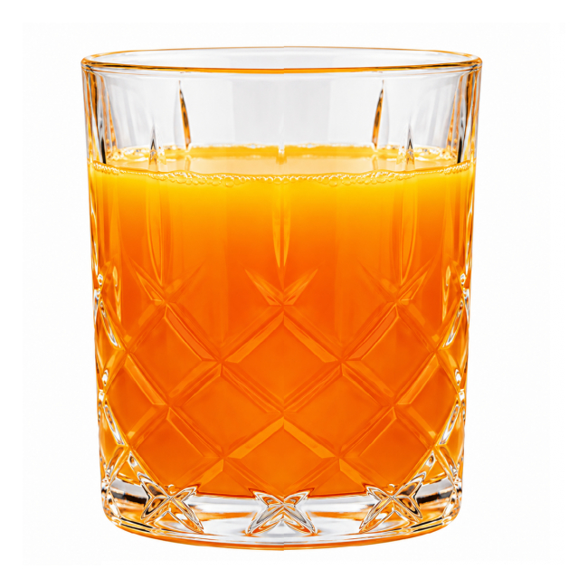 Set 24 Pahare Sticla Gold Glass MORANO TUMBLER JOASE 300ml DNC71131