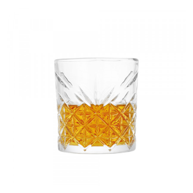 Set 24 Pahare Sticla Imitatie Cristal Whiskey Apa Suc 340ml DSKB0332