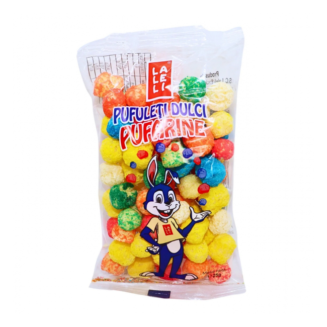Set 25x25g Pufuleti Dulci pufarine bilute colorate Laleli MGR24470
