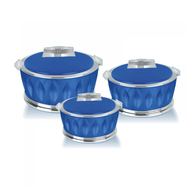 Set 3 Caserole Termos Plastic si Inox Silver Star 3.2/5.5/7.5l DNC52786