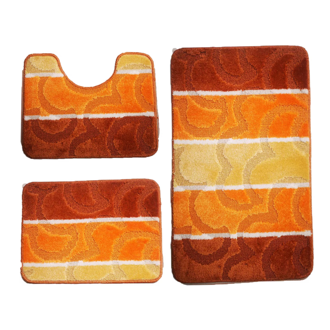 Set 3 covorase de baie 50x80cm JGR 35890BCO