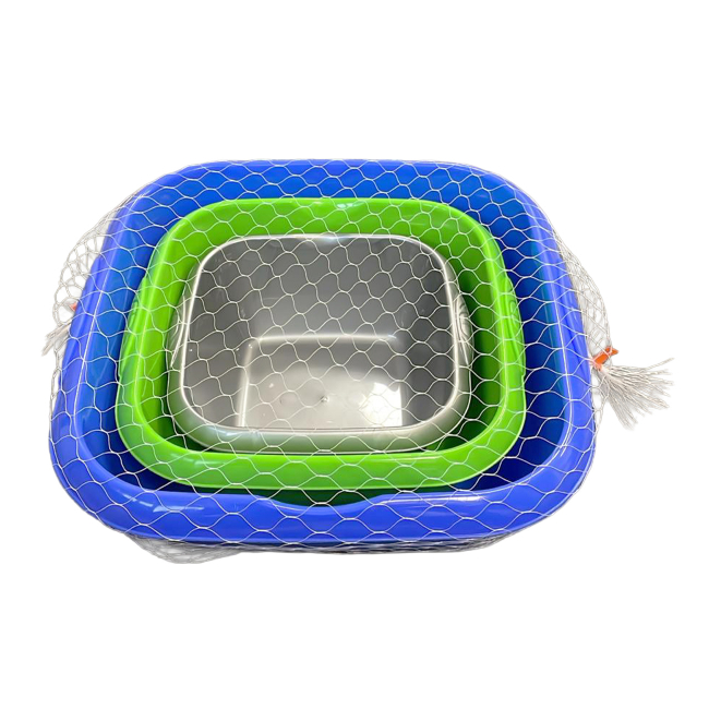 Set 3 Ligheane Castroane Patrate 3L 6L 12L Sarina S867789 CNN52204