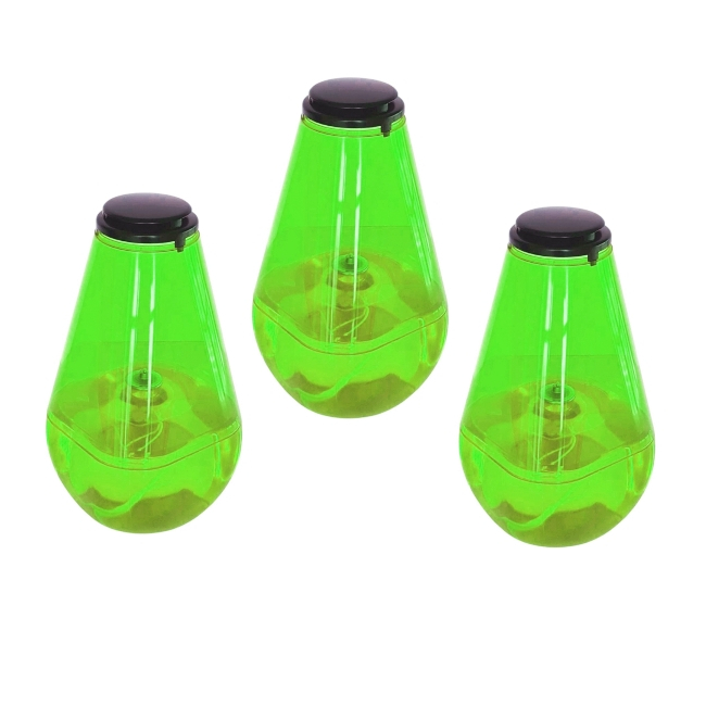 Set 3 Lumanari Candela Lina cu Ceara Lichida 1.45l 3x336 Ore 3x15Zile Verde HRL