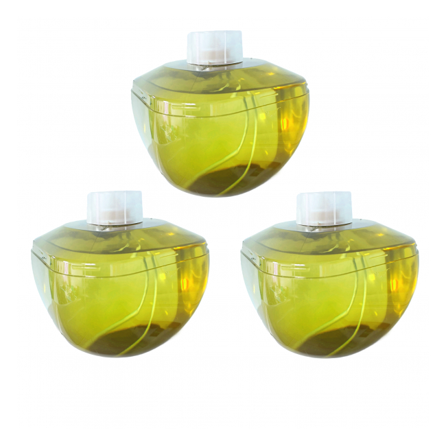 Set 3 REZERVE Candela Lina cu Ceara Lichida 0.24l 3x96 Ore 3x4Zile Galben HRL