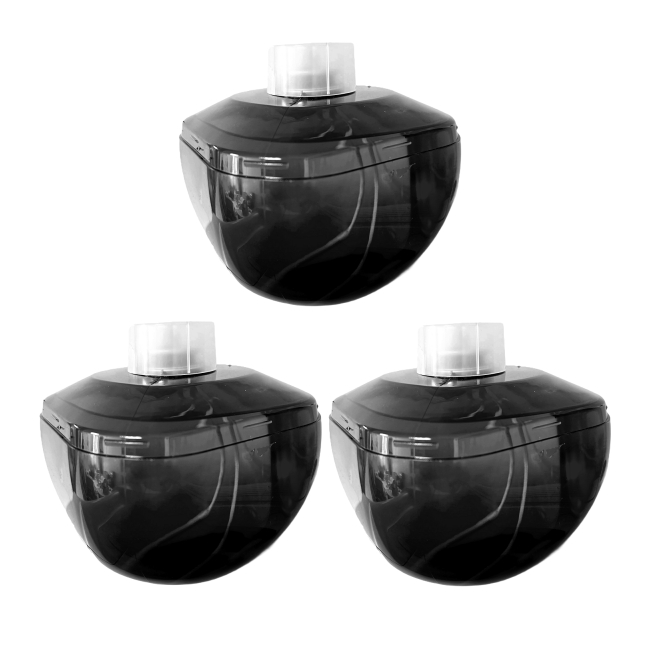 Set 3 REZERVE Candela Lina cu Ceara Lichida 0.24l 3x96 Ore 3x4Zile Negru HRL