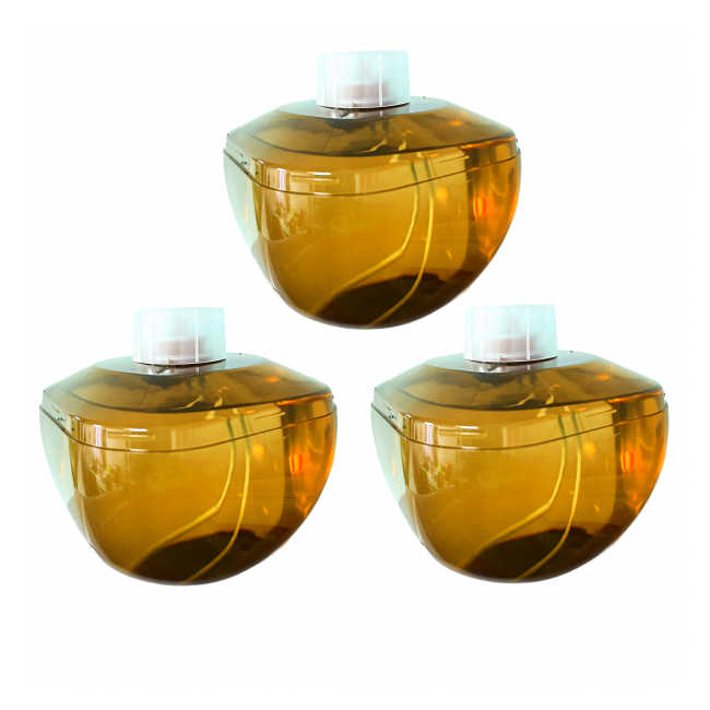 Set 3 REZERVE Candela Lina cu Ceara Lichida 0.24l 3x96 Ore 3x4Zile Portocaliu HRL