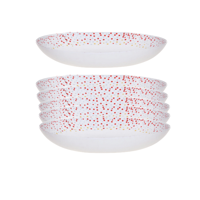 Set 12 Farfurii Adanci Opal Buline Winter 23cm W230/919 DNC46236