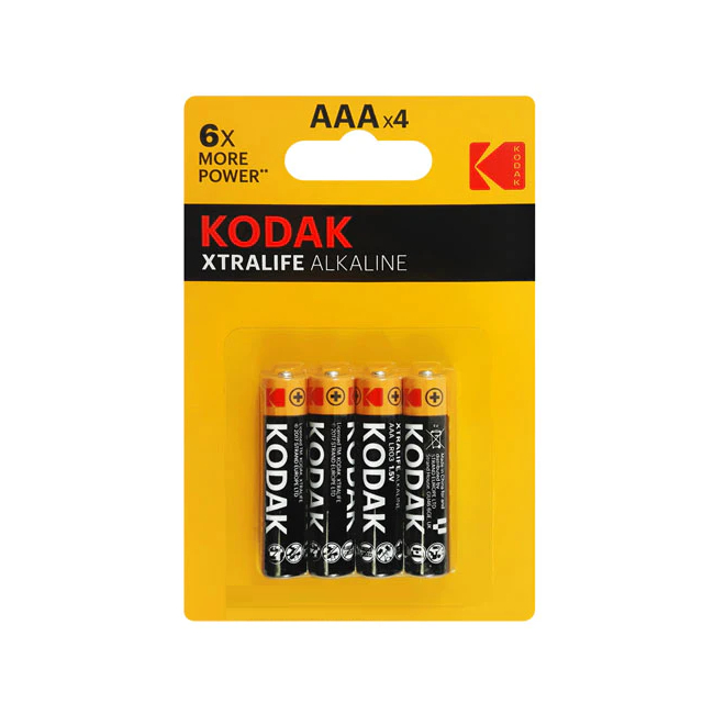 Set 4 Baterii Alkaline Kodak Xtralife LR03 AAA 9B006 XXM BEST SELLER