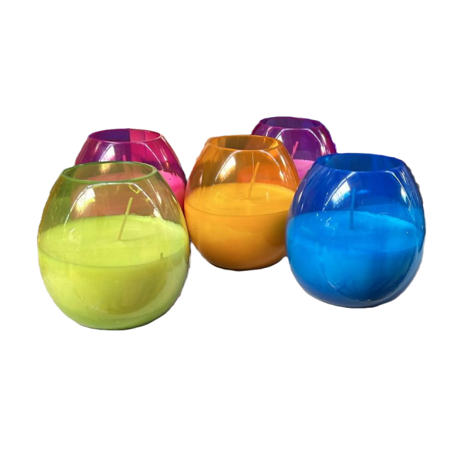 Set 8 Candele durata 2.5 zile 8x60H Multicolore HRL