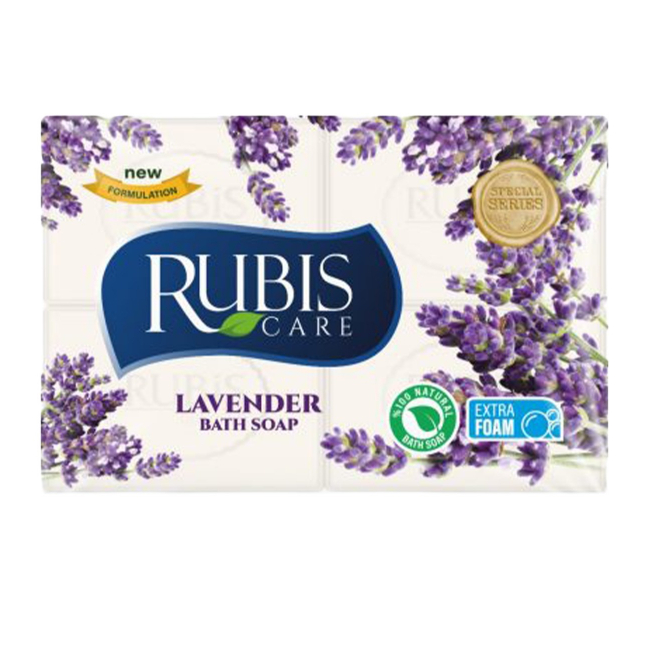 Set 4 Sapunuri solide 4x200g Rubis Lavanda CNN6157
