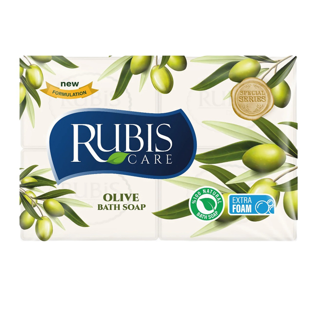 Set 4 Sapunuri solide 4x200g Rubis Ulei de Masline CNN6158