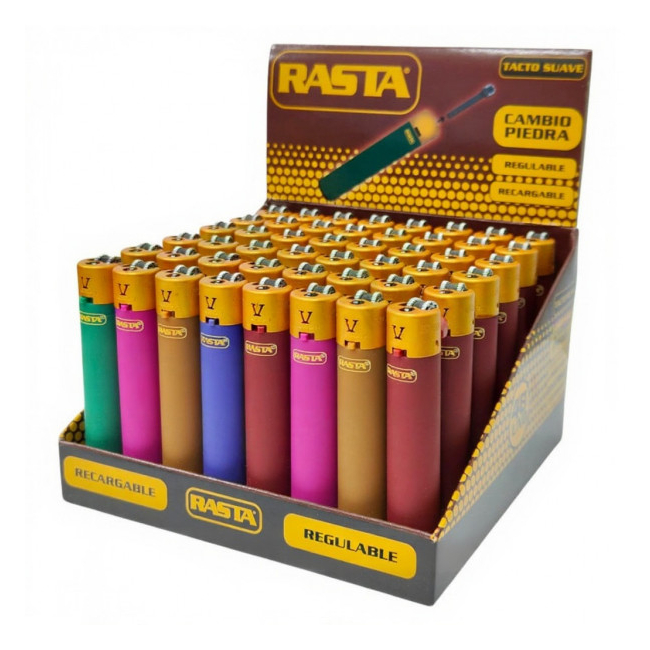 Set 48 Brichete Reincarcabile cu Gaz si Piatra Soft Clasic Rasta DNC65867