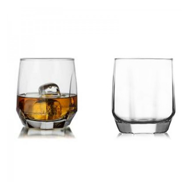 Set 48 Pahare Sticla fara picior apa 310ml Whisky Diamond 15