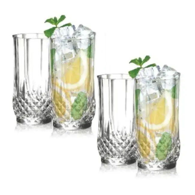 Set 48 Pahare Tumbler Sticla Clara India Cello AMORE 265ml DNC68557