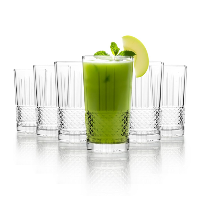 Set 48 Pahare Tumbler Sticla Clara India Cello NOBLE 275ml DNC68560