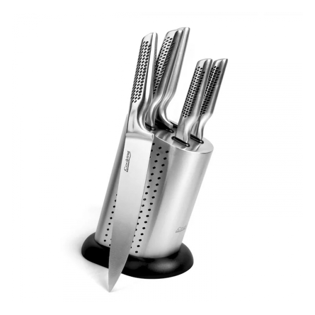 Set 5 Cutite Bucatarie cu Suport Skyline Cooking by Heinner DNC66005