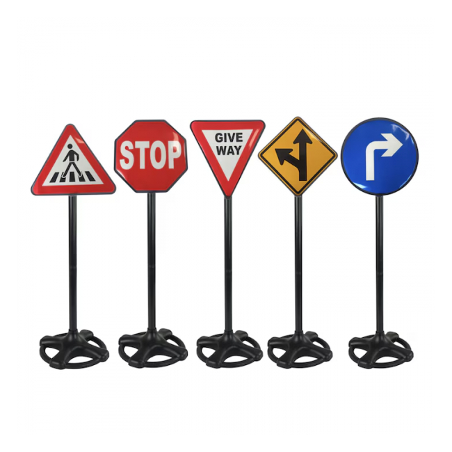 Set 5 semne mari de circulatie 82cm 8188-30 CWT