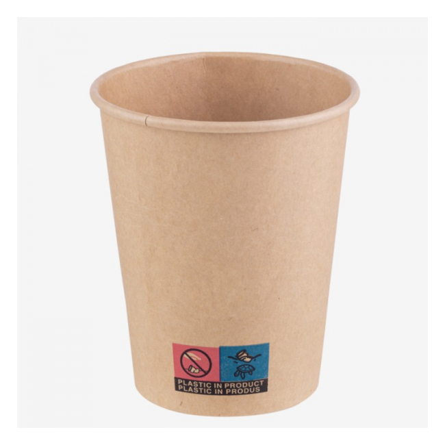Set 50 Pahare Carton Safir Kraft Cafea Ceai 4.0 OZ 120ml CNN48043