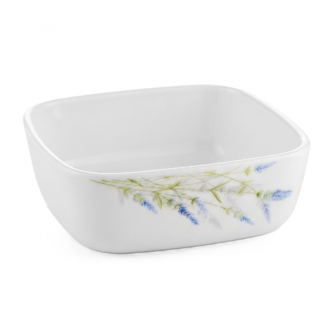 Set 6 Boluri opal patrate Lavanda 13x13x4.7cm 430ml 6xDOPB130 JGR