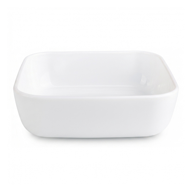 Set 6 Boluri Opal Alb Patrate 15.2x15.2x4.7cm 660ml 6xOPB150 JGR