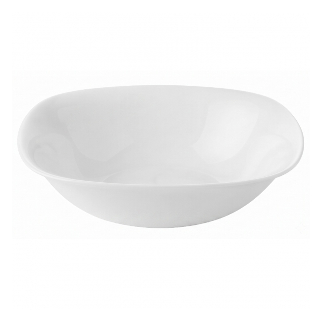 Set 6 Boluri Opal Alb Patrate 20.3x20.3x6.9cm 1200ml 6xOPB200 JGR