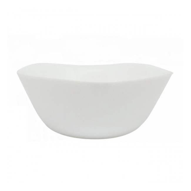 Set 6 Boluri Patrate din Opal Alb 16cm T310 DNC40091