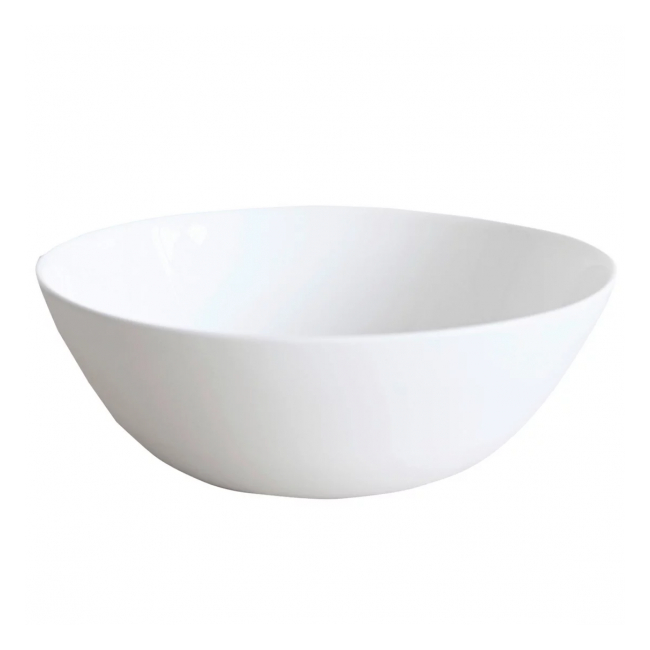 Set 6 Boluri Rotund din Opal Alb 19cm DNC63969 CNN50883