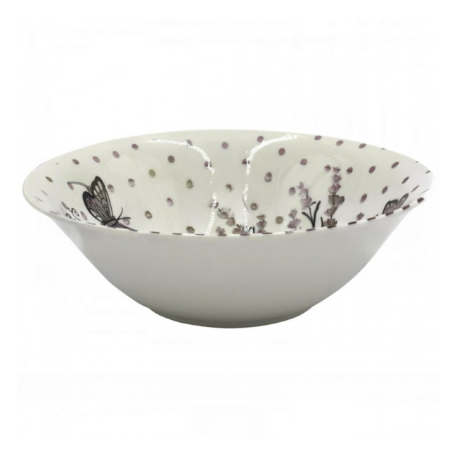Set 6 Boluri Salata Ceramica Model Lavanda 17.5cm DNC64750