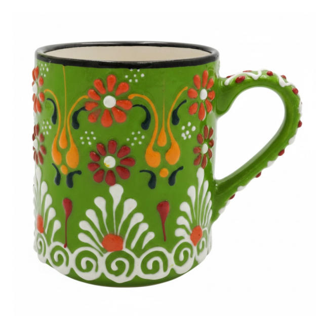 Set 6 Cani Mari Ceramica 280ml Pictate Manual TK-20870 DNC67339